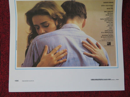 SOTTO IL CIELO DI PARIGI ITALIAN LOCANDINA (27.5"x13") POSTER M FOURASTIER 1992