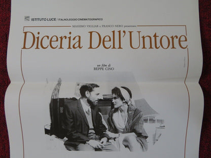 DICERIA DELL'UNTORE  ITALIAN LOCANDINA (27.5"x13") POSTER MASSIMO VIGLIAR 1990