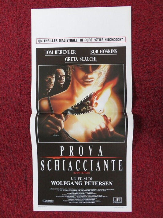 PROVA SCHIACCIANTE  ITALIAN LOCANDINA (27.5"x13") POSTER WOLFGANG PETERSEN 1992