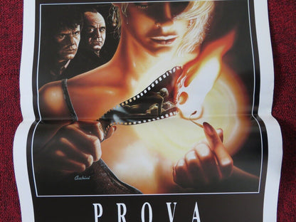 PROVA SCHIACCIANTE  ITALIAN LOCANDINA (27.5"x13") POSTER WOLFGANG PETERSEN 1992