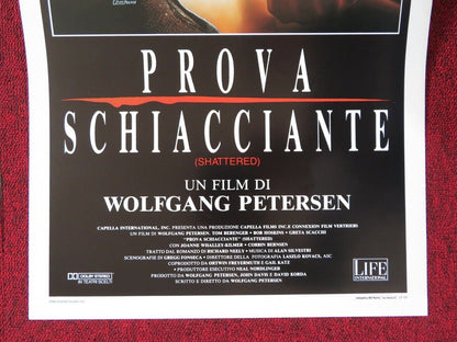 PROVA SCHIACCIANTE  ITALIAN LOCANDINA (27.5"x13") POSTER WOLFGANG PETERSEN 1992