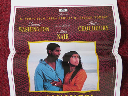 MISSISSIPPI MASALA  ITALIAN LOCANDINA (27.5"x13") POSTER DELZEL WASHINGTON 1991