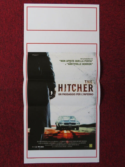 THE HITCHER  ITALIAN LOCANDINA (27.5"x13") POSTER SEAN BEAN SOPHIA BUSH 2008