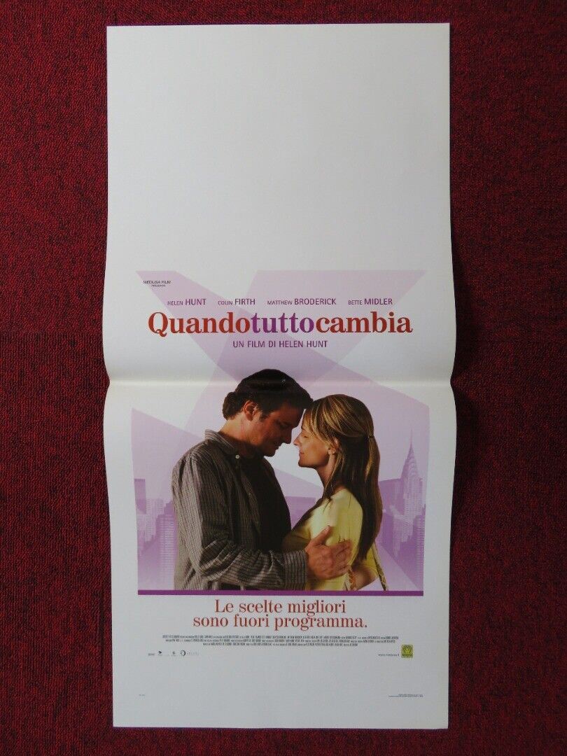 THEN SHE FOUND ME ITALIAN LOCANDINA (27.5"x13") POSTER C FIRTH B MIDLER 2007