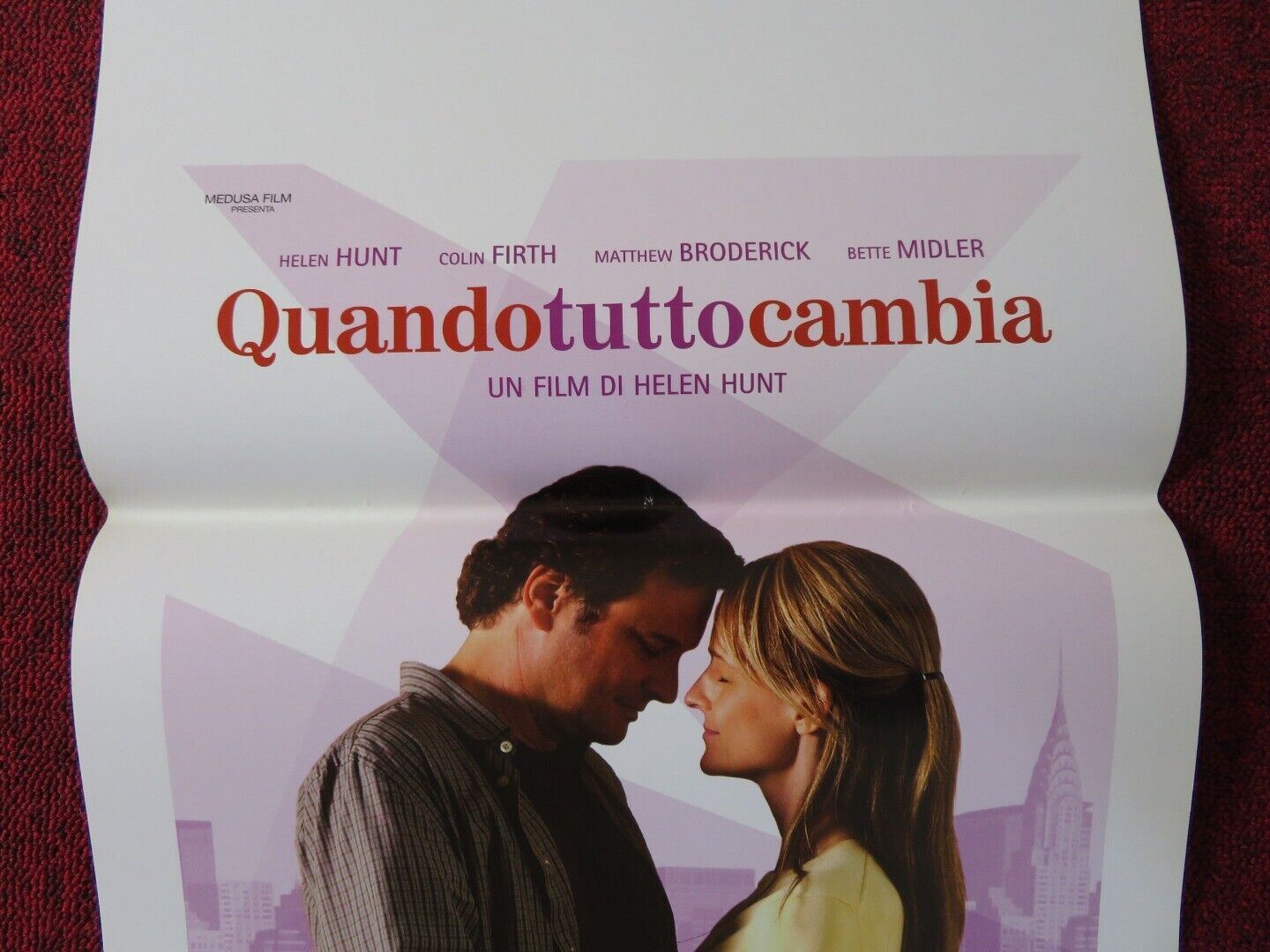 THEN SHE FOUND ME ITALIAN LOCANDINA (27.5"x13") POSTER C FIRTH B MIDLER 2007