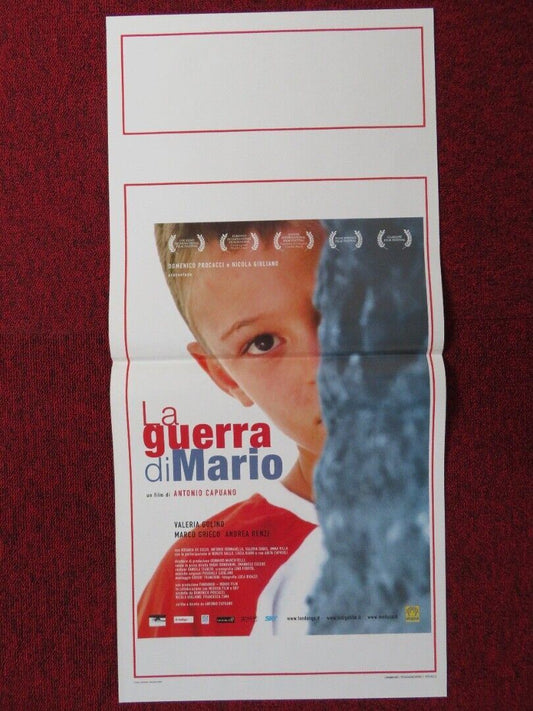 MARIO'S WAR ITALIAN LOCANDINA (27.5"x13") POSTER  VALERIA GOLINO 2006