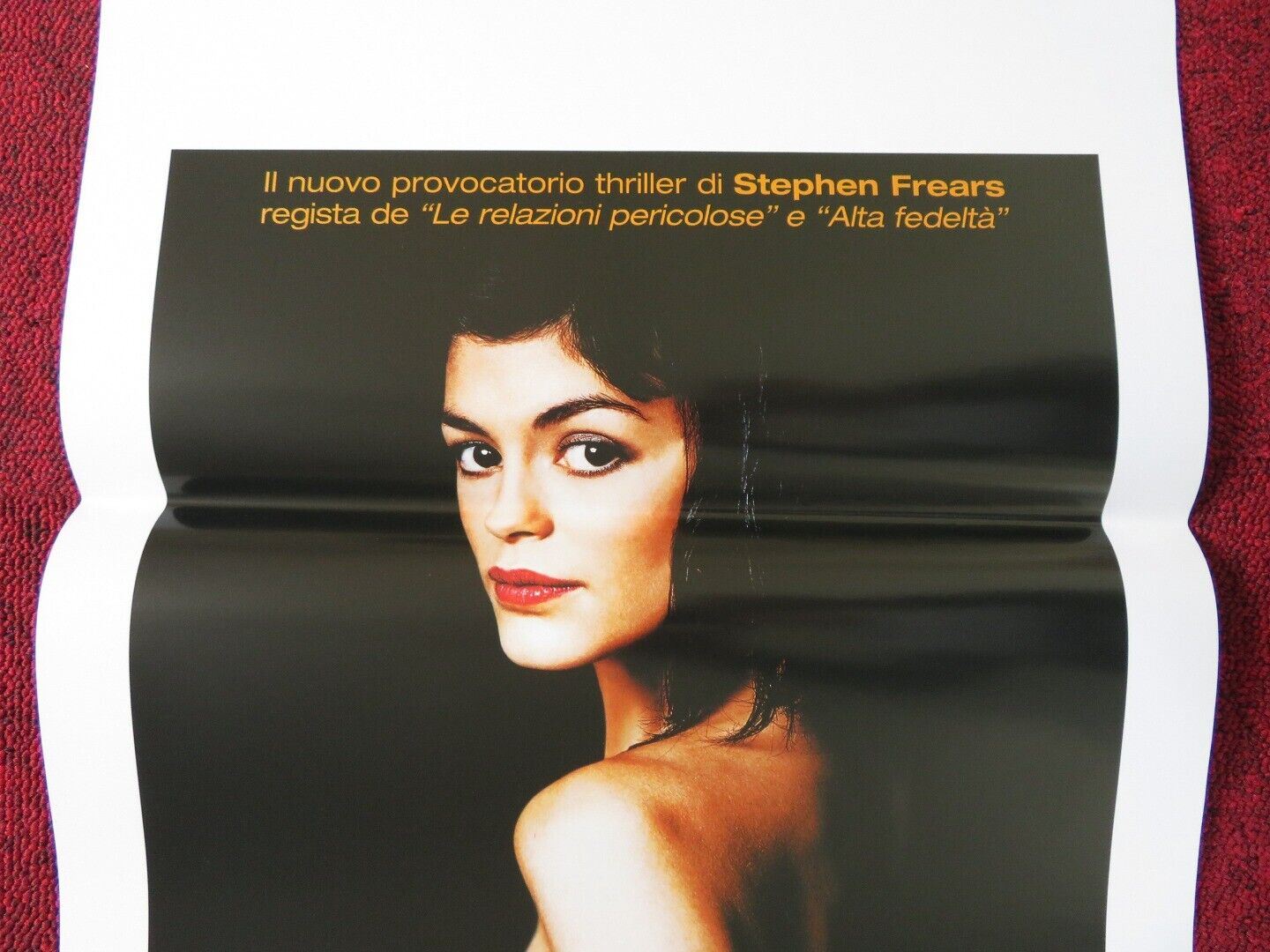 DIRTY PRETTY THINGS ITALIAN LOCANDINA (27.5"x13") POSTER AUDREY TAUTOU 2002