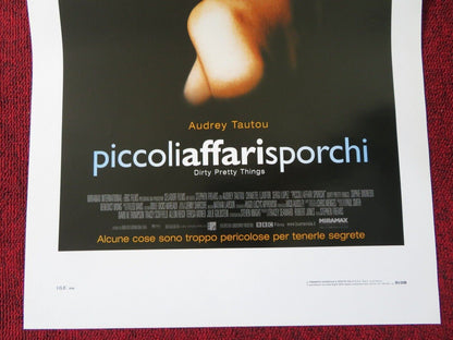 DIRTY PRETTY THINGS ITALIAN LOCANDINA (27.5"x13") POSTER AUDREY TAUTOU 2002