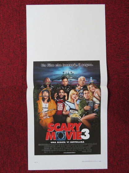 SCARY MOVIE 3  ITALIAN LOCANDINA (27.5"x13") POSTER C SHEEN A FARIS 2003