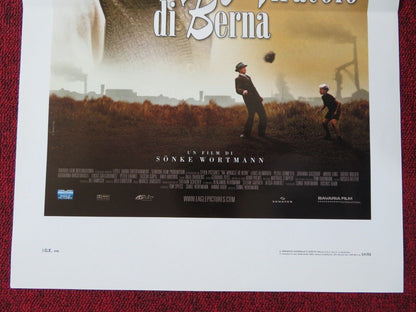 THE MIRACLE OF BERN ITALIAN LOCANDINA (27.5"x13") POSTER LOUIS KLAMROTH 2003