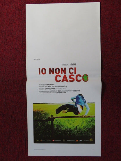 IO NON CI CASCO  ITALIAN LOCANDINA (27.5"x13") POSTER MAURIZIO CASAGRANDE 2008