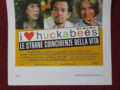 I HEART HUCKABEES ITALIAN LOCANDINA (27.5"x13") POSTER D HOFFMAN J LAW 2004