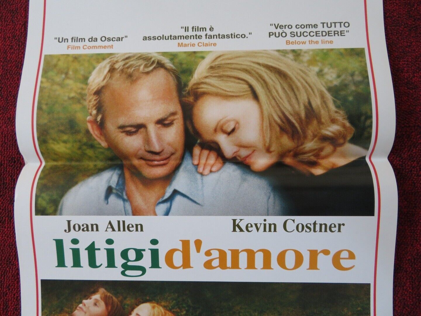 LITIGI D'AMORE ITALIAN LOCANDINA (27.5"x13") POSTER KEVIN COSTNER 2005