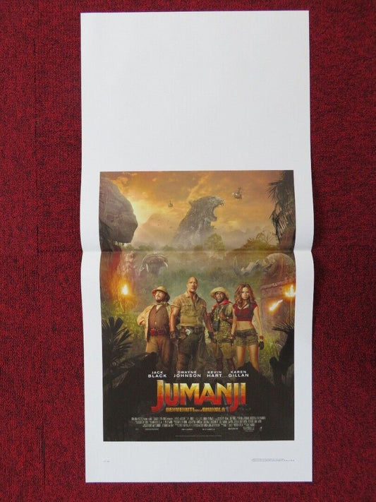 JUMANJI: WELCOME TO THE JUNGLE  ITALIAN LOCANDINA (27.5"x13") POSTER J BLACK '17