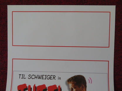 MAYBE... MAYBE NOT ITALIAN LOCANDINA (27.5"x13") POSTER TIL SCHWEIGER 1996