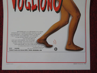 MAYBE... MAYBE NOT ITALIAN LOCANDINA (27.5"x13") POSTER TIL SCHWEIGER 1996