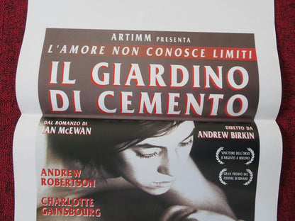 THE CEMENT GARDEN ITALIAN LOCANDINA (27.5"x13") POSTER ANDREW ROBERTSON 1993