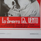 SPIRIT OF THE WIND  ITALIAN LOCANDINA (27.5"x13") POSTER SLIM PICKENS 1988