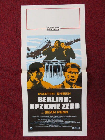 JUDGMENT IN BERLIN ITALIAN LOCANDINA (27.5"x13") POSTER M SHEEN S PENN 1988