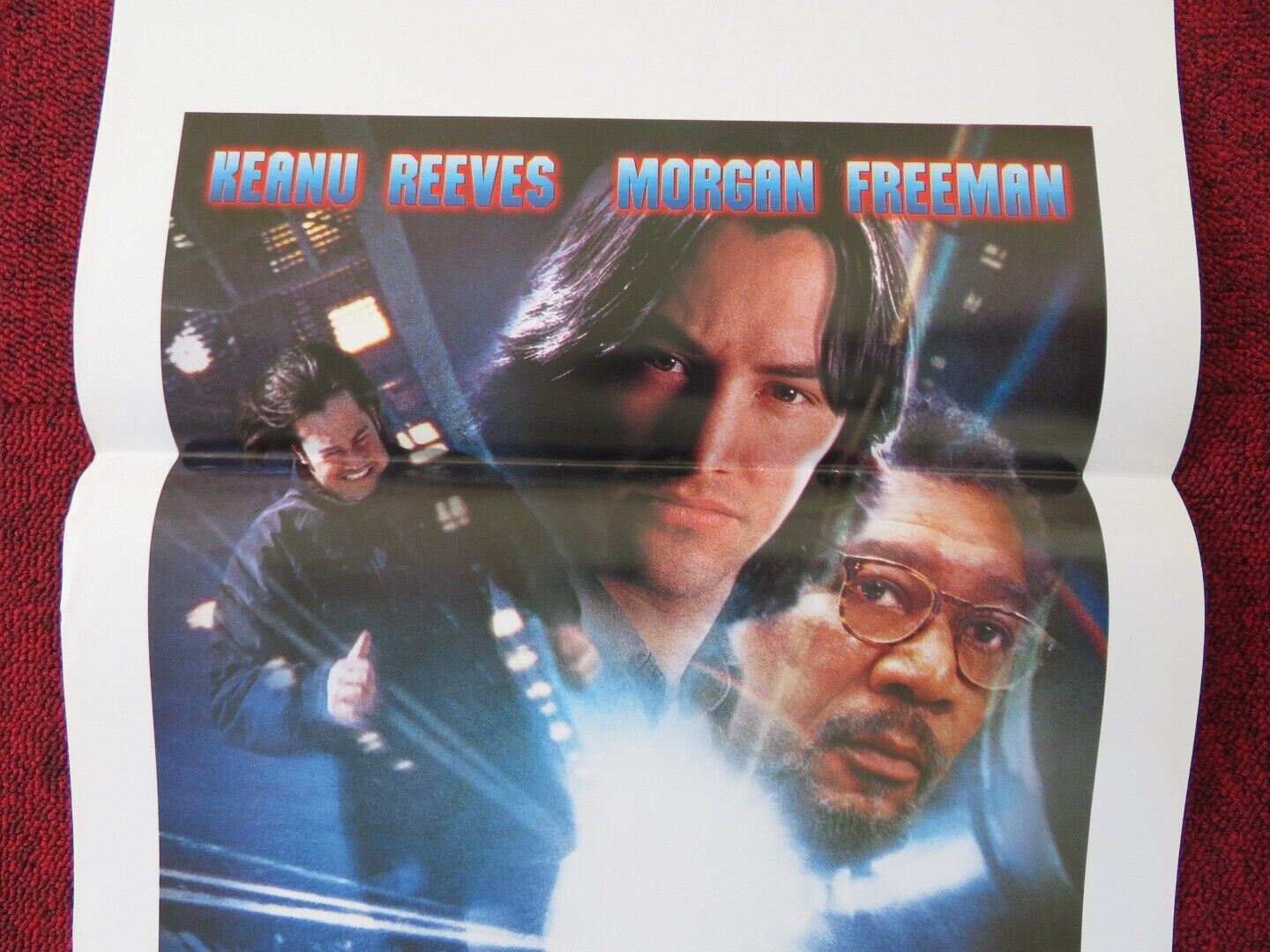 CHAIN REACTION  ITALIAN LOCANDINA (27.5"x13") POSTER K REEVES M FREEMAN 1996