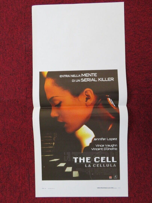 THE CELL ITALIAN LOCANDINA (27.5"x13") POSTER JENNIFER LOPEZ VINCE VAUGHN 2000