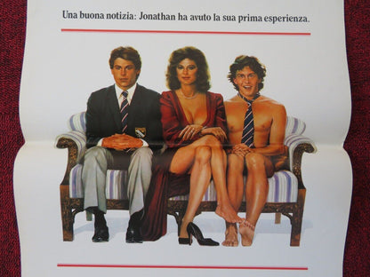 CLASS  ITALIAN LOCANDINA (27.5"x13") POSTER ROB LOWE JACQUELINE BISSET 1983