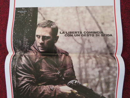 DEFIANCE  ITALIAN LOCANDINA (27.5"x13") POSTER DANIEL CRAIG JAMIE BELL 2008