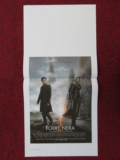 THE DARK TOWER ITALIAN LOCANDINA (27.5"x13") POSTER IDRIS ELBA M MCCONAUGH 2017