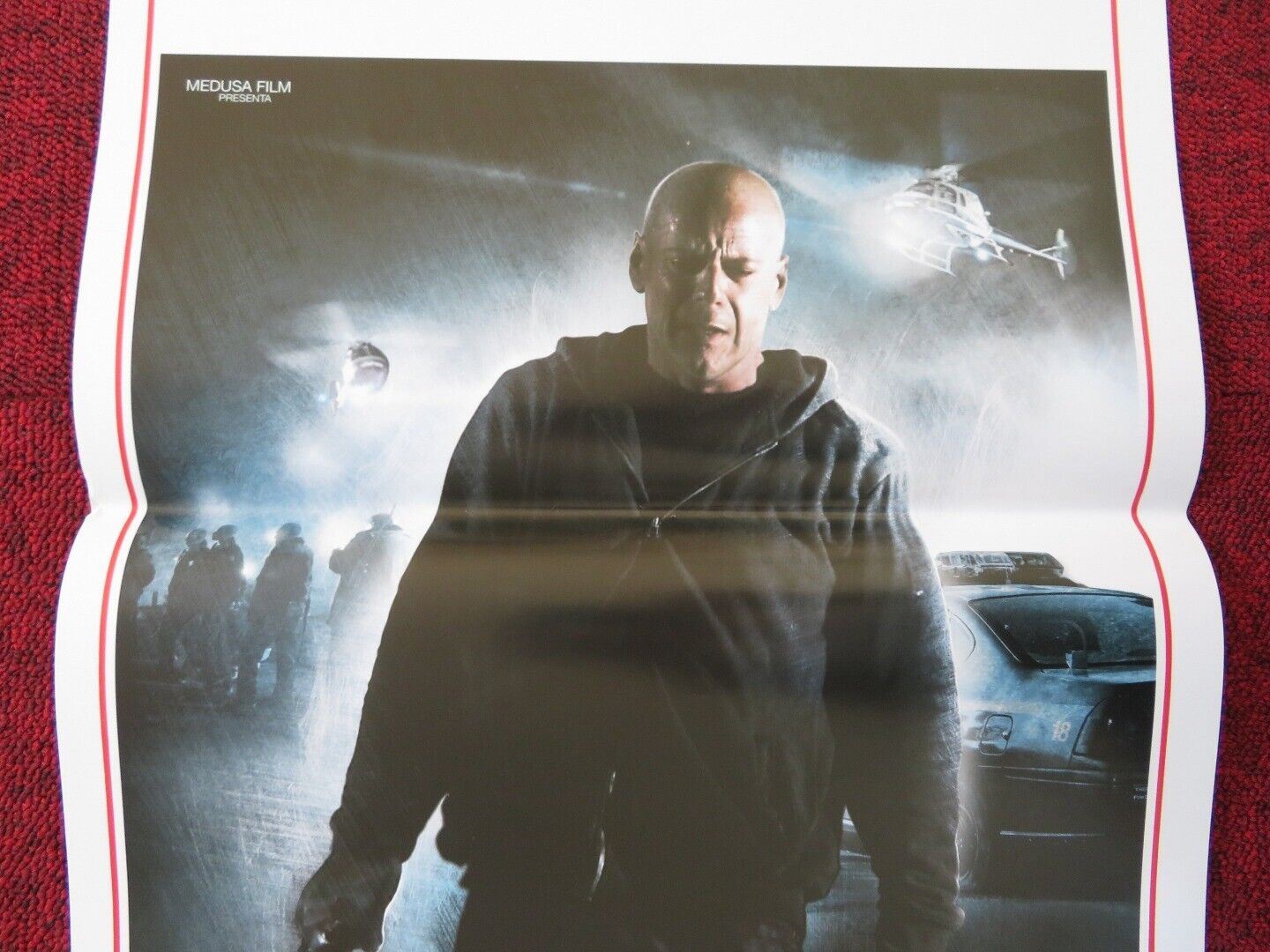 HOSTAGE  ITALIAN LOCANDINA (27.5"x13") POSTER BRUCE WILLIS BEN FOSTER 2005