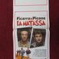 FICARRA & PICONE LA MATASSA  ITALIAN LOCANDINA (27.5"x13") POSTER C GIOE 2009