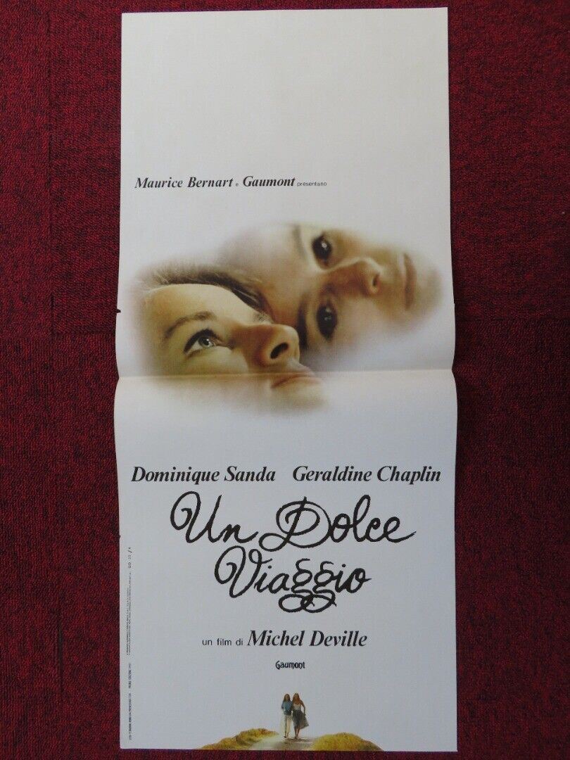 UN DOLCE VIAGGIO ITALIAN LOCANDINA (27.5"x12.5") POSTER DOMINIQUE SANDA 1981