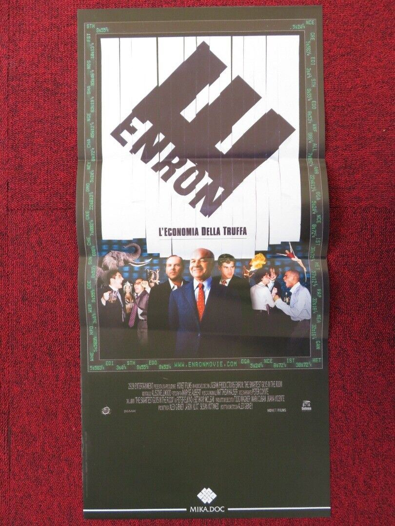 ENRON: THE SMARTEST GUYS IN THE ROOM ITALIAN LOCANDINA (26"x12.5") POSTER 2005