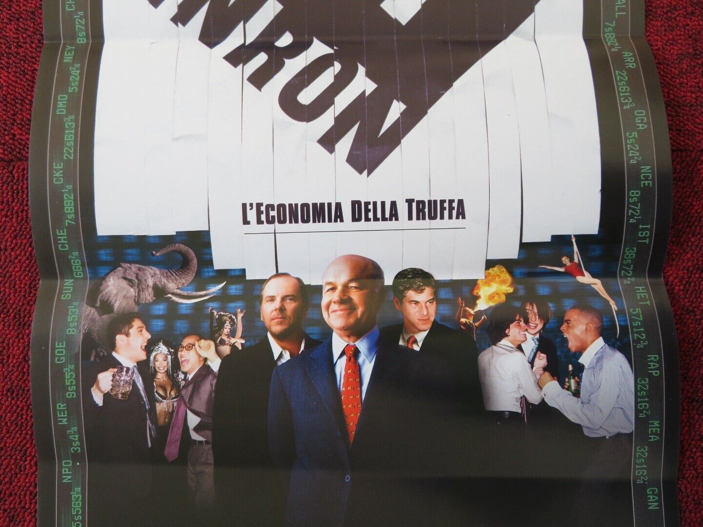 ENRON: THE SMARTEST GUYS IN THE ROOM ITALIAN LOCANDINA (26"x12.5") POSTER 2005