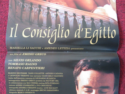 IL CONSIGLIO D'EGITTO  ITALIAN LOCANDINA (25"x12.5") POSTER S ORLANDO 2002