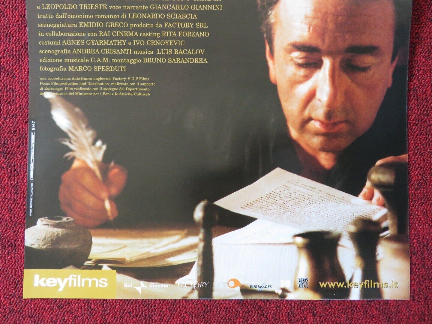 IL CONSIGLIO D'EGITTO  ITALIAN LOCANDINA (25"x12.5") POSTER S ORLANDO 2002