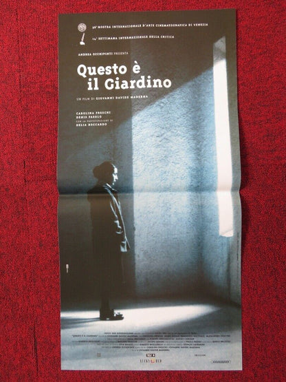 QUESTO E IL GIARDINO  ITALIAN LOCANDINA (25"x12.5") POSTER CAROLINA FRESCHI 1999