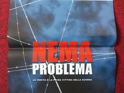 NEMA PROBLEMA  ITALIAN LOCANDINA (27.5"x12.5") POSTER GIANCARLO BOCCHI 2004