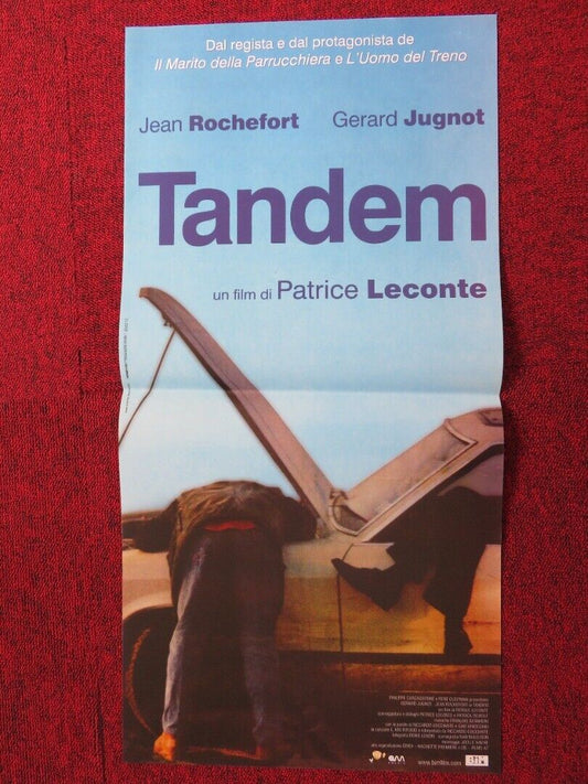 TANDEM  ITALIAN LOCANDINA (25"x12.5") POSTER JEAN ROCHEFORT GERARD JUGNOT 1987