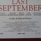 LAST SEPTEMBER  ITALIAN LOCANDINA (25.5"x12.5") POSTER DAVID TENNANT 1999