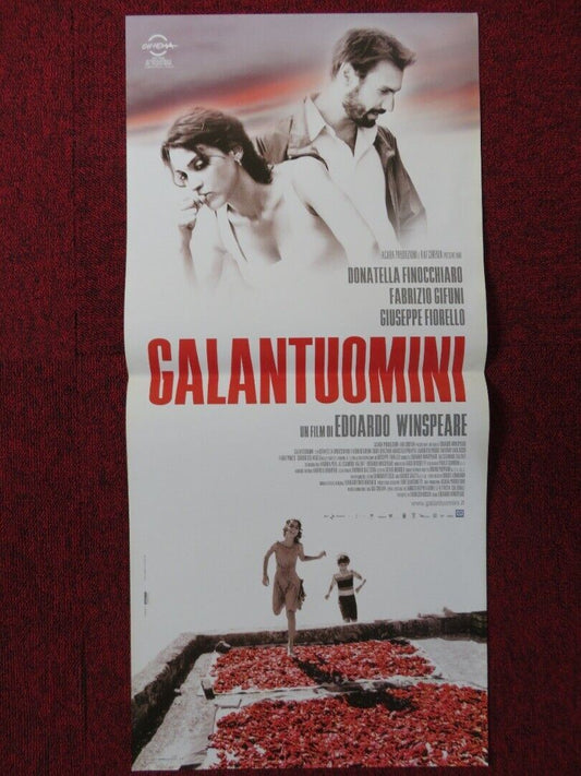 GALANTUOMINI  ITALIAN LOCANDINA (27"x12.5") POSTER DONATELLA FINOCCHIARO 2008