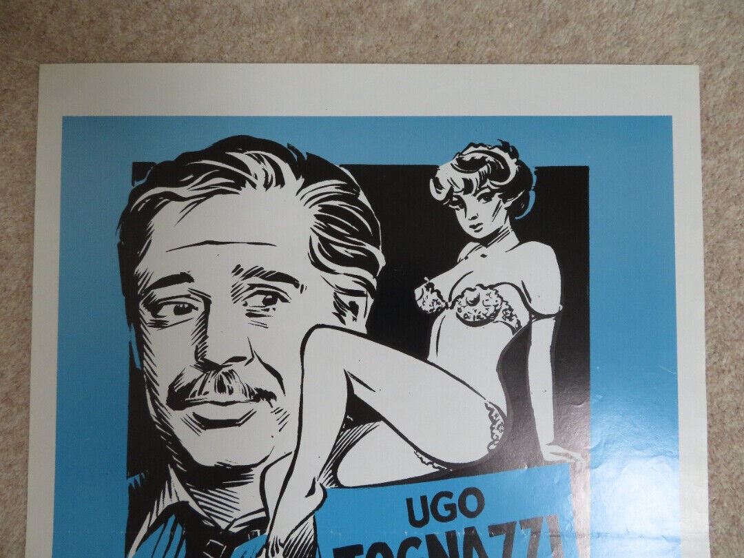 CATTIVI PENSIERI / EVIL THOUGHTS BELGIUM (14"x 21") POSTER UGO TOGNAZZI  1976