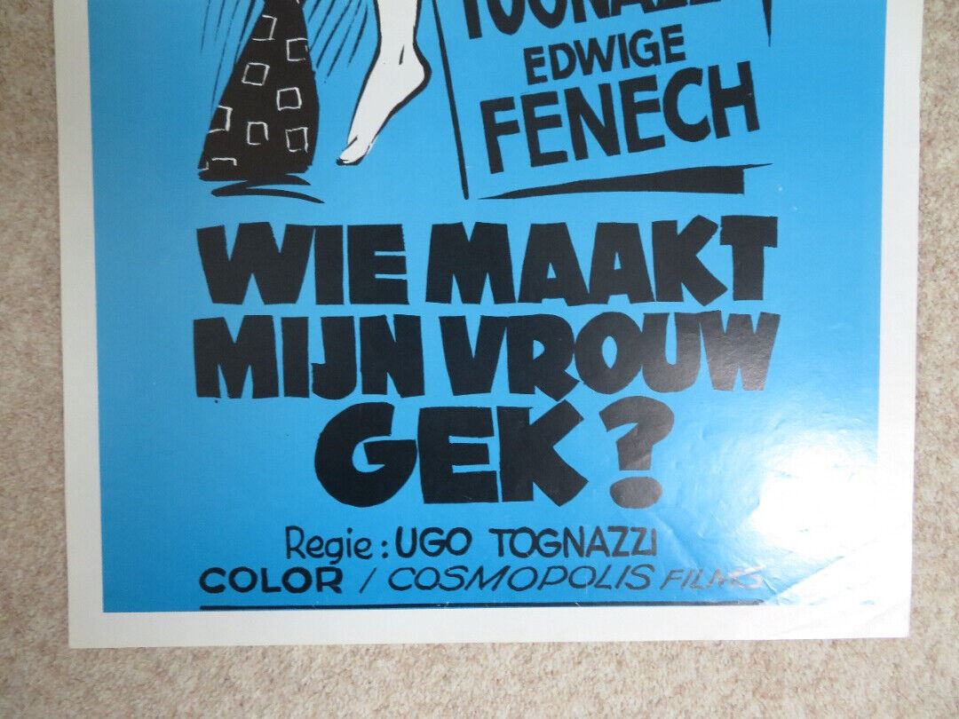 CATTIVI PENSIERI / EVIL THOUGHTS BELGIUM (14"x 21") POSTER UGO TOGNAZZI  1976