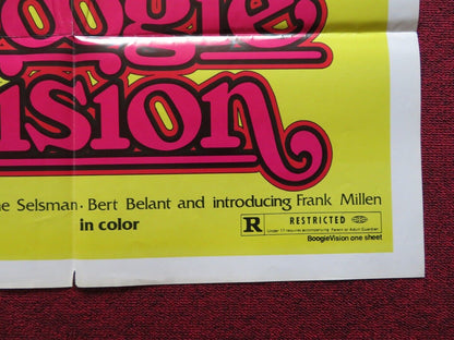 BOOGIEVISION FOLDED US ONE SHEET POSTER BERT BELANT MICHAEL BLAKNEY 1977