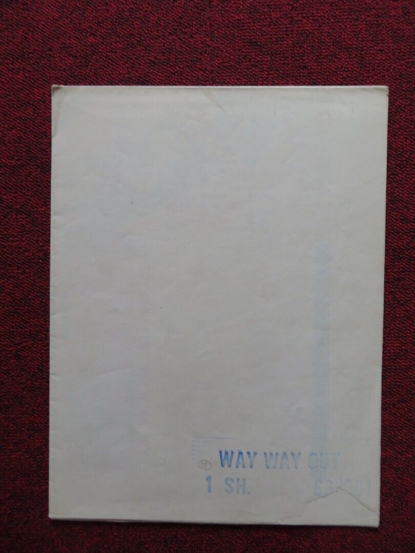 WAY WAY OUT FOLDED US ONE SHEET POSTER JERRY LEWIS CONNIE STEVENS 1966