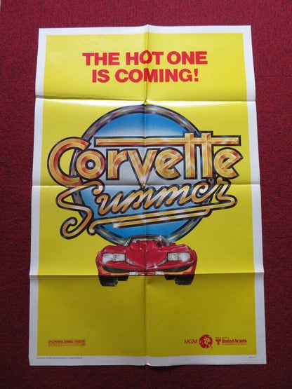 CORVETTE SUMMER FOLDED US ONE SHEET POSTER MARK HAMILL ANIIE POTTS 1978