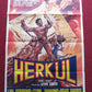 HERCULES FOLDED TURKISH ONE SHEET POSTER LOU FERRIGNO BRAD HARRIS 1983