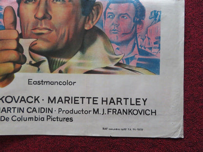 MAROONED FOLDED ARGENTINA ONE SHEET POSTER GREGORY PECK GENE HACKMAN 1969