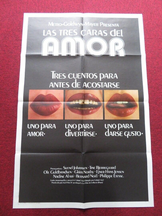 THE WAYS OF WOMEN FOLDED SPANISH ONE SHEET POSTER SVEND JOHANSEN GHITA NORBY