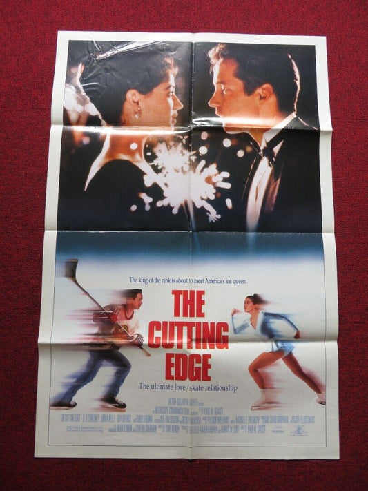 THE CUTTING EDGE FOLDED US ONE SHEET POSTER D.B. SWEENEY MOIRA KELLY 1992