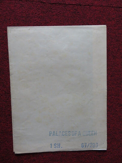 PALACES OF A QUEEN FOLDED US ONE SHEET POSTER MICHAEL REDGRAVE 1967